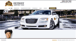 Desktop Screenshot of detroitairport-taxi.com